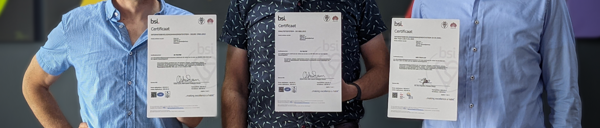 PWA is ISO gecertificeerd!