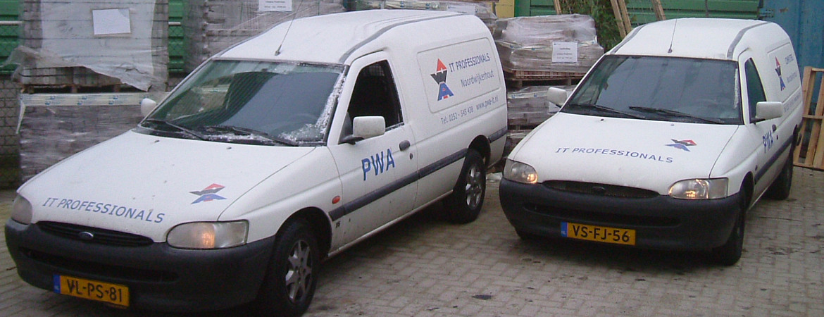 Ons wagenpark in ontwikkeling