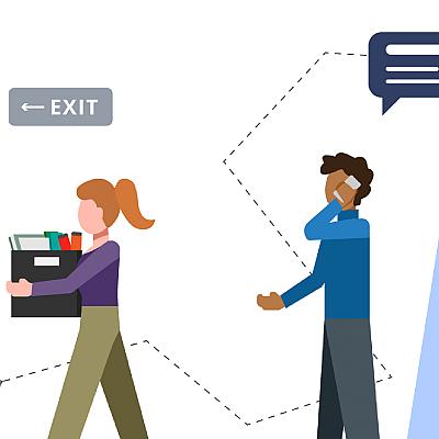 medewerker uit dienst