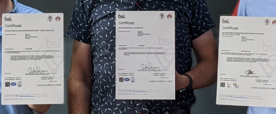 PWA is ISO gecertificeerd!