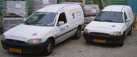 Ons wagenpark in ontwikkeling