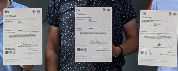 PWA is ISO gecertificeerd!